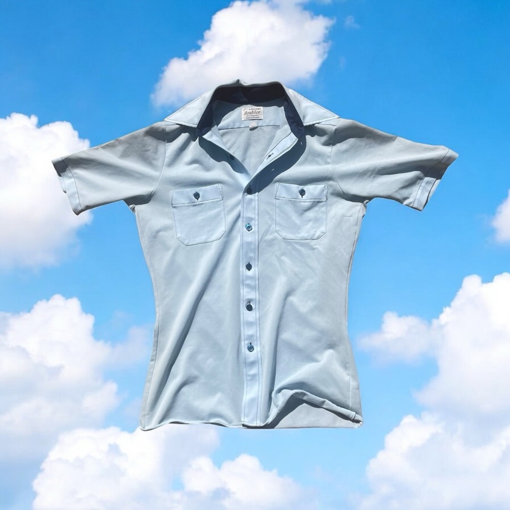 Arrow Light Blue Casual Button Down Shirt